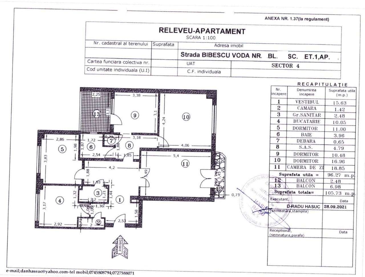 Vanzare Apartament 4 Camere 106 MP - Ultracentral - Unirii - Fantani-19