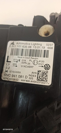VW TIGUAN II LAMPA LED LEWY PRZÓD 5NC941081D - 9