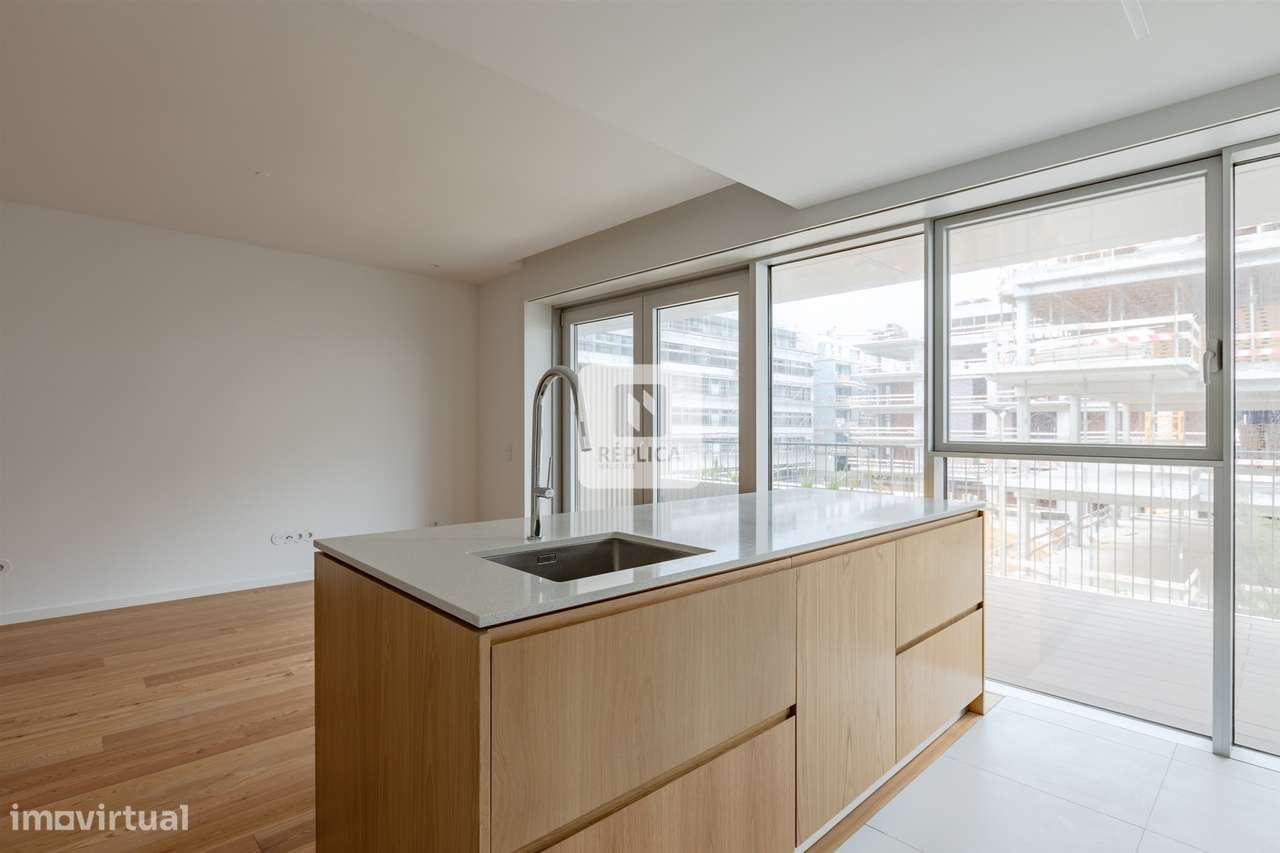 Apartamento T2 com Varanda com Vistas Mar em Canidelo - Grande imagem: 4/45