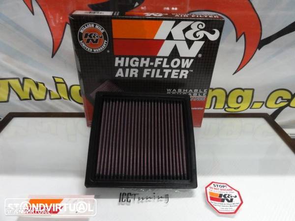 Filtro de ar K&N / KN reutilizavel e lavavel Honda Civic, HRV, CR-V, 1995-2005 C - 1