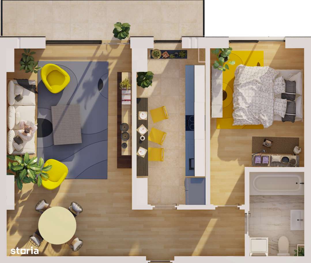 Vand apartament 2 cam. in bloc nou -Energia Residence - Constanta-1