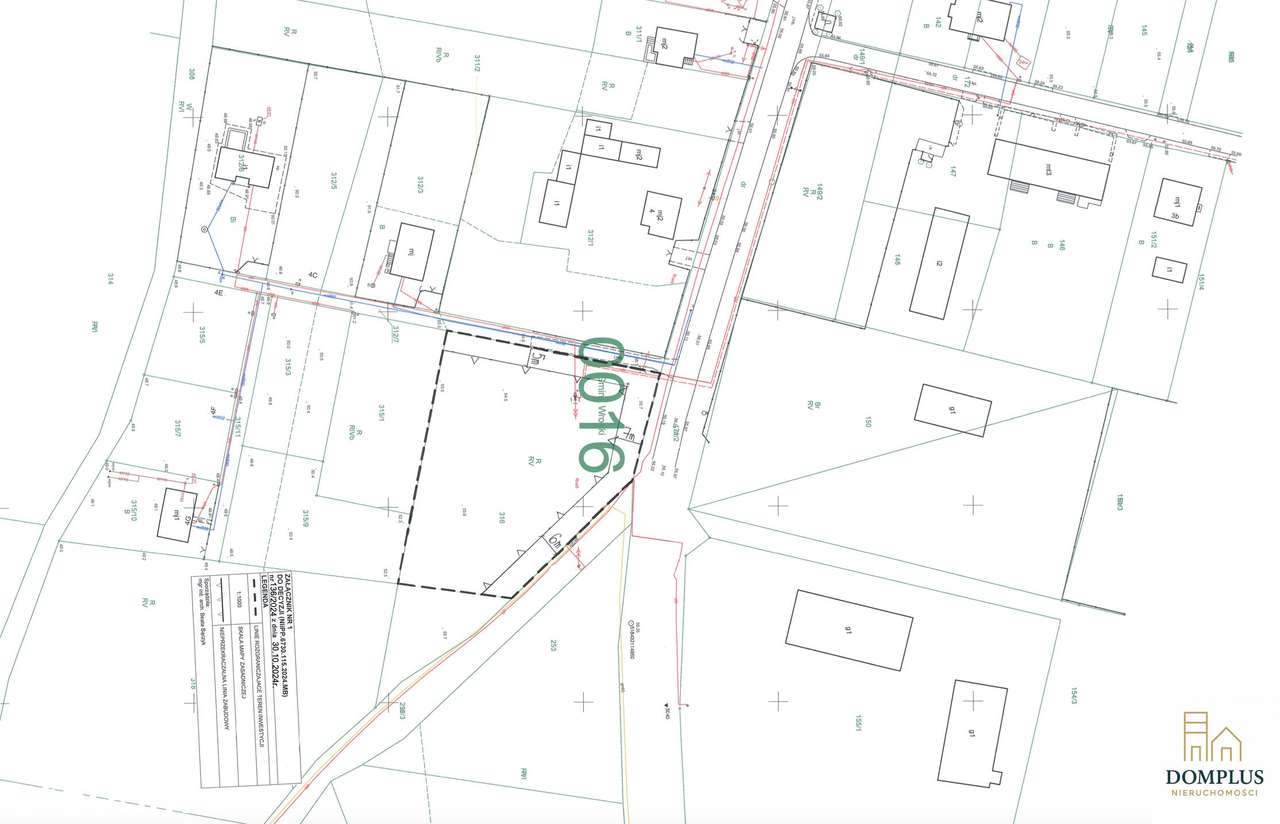 Działka 3700 m2 inwestycyjna pod zabudowę wielorodzinną- Popowo, gm.Wr - Pełny obrazek: 4/4