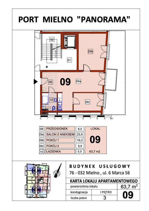 Apartament - Port Mielno Panorama 9.100 zł/1m2-12