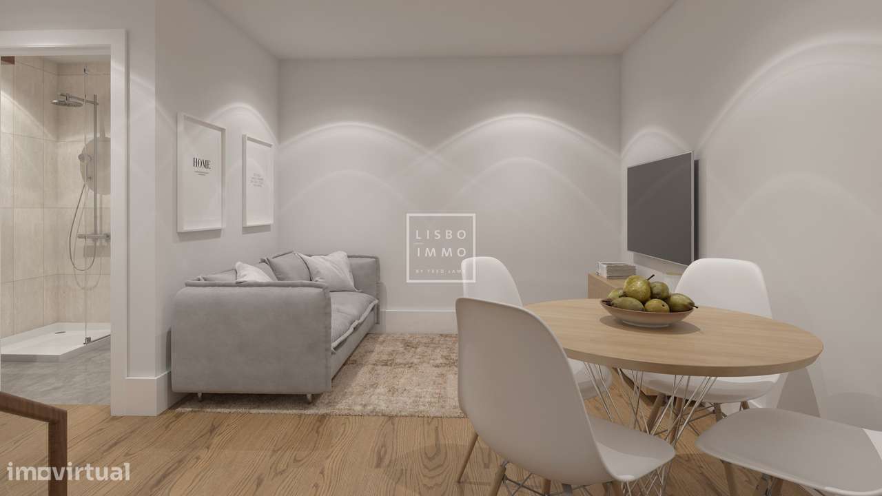 Apartamento T0, 41,18m2, completamente reformado, centro histórico, Po - Grande imagem: 5/16