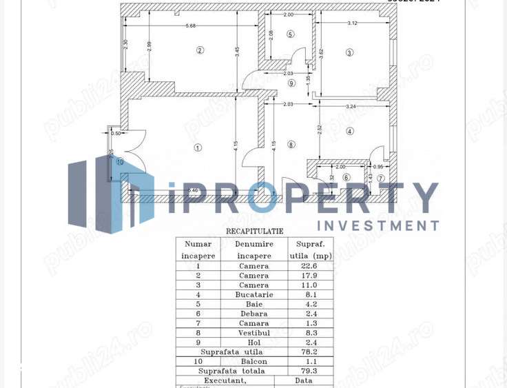 Rond Alba Iulia, Burebista | 3 Camere | 2 Bai | Balcon | Decomandat - Imagine principală: 5/5