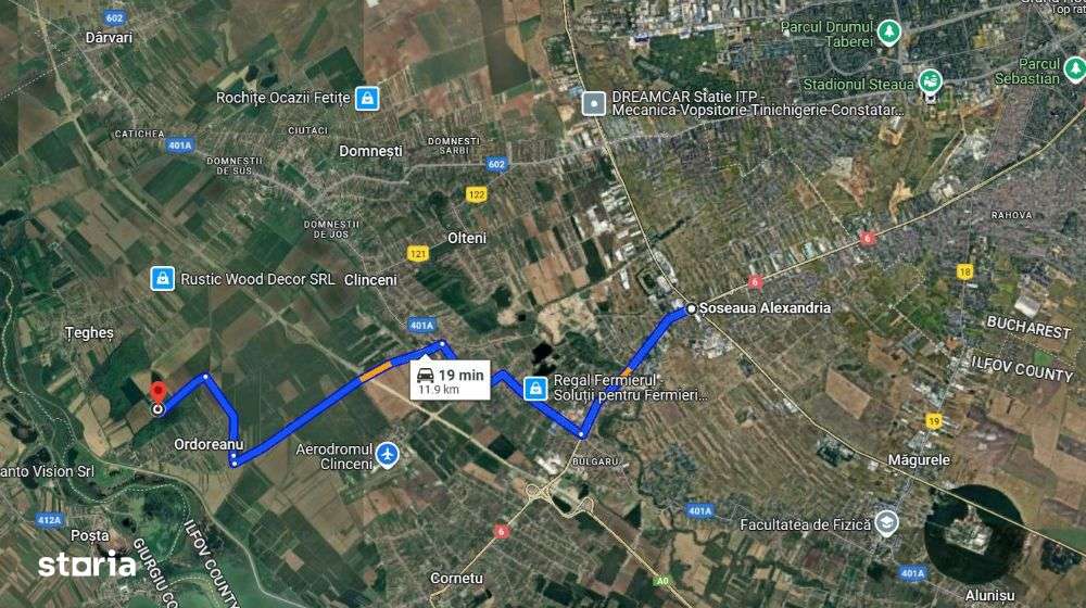 Teren intravilan 1750 m² - CLINCENI - ILFOV - Imagine principală: 3/3