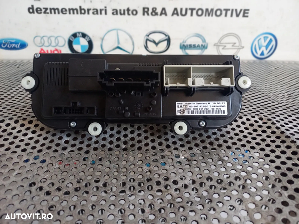 Panou Modul Comenzi Clima Ac Caldura Vw Passat B7 Golf 6 Vl Caddy An 2011-2012-2013-2014-2015 Cod 7N0907426BG - Dezmembrari Arad - 6