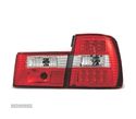 FAROLINS TRASEIROS LED PARA BMW E34 88-95 VERMELHO BRANCO - 2