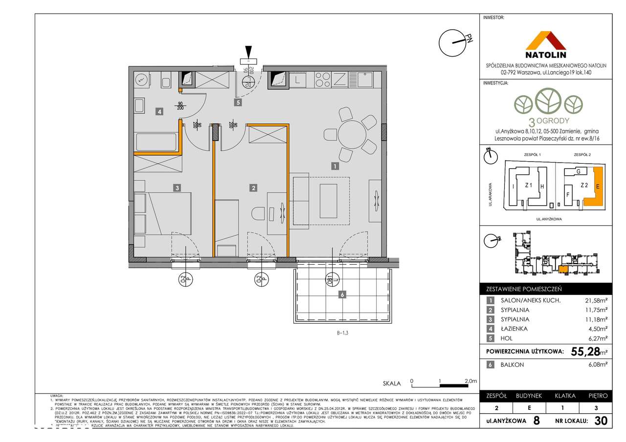 komfortowe 3-pok. mieszkanie 8_30 - Pełny obrazek: 2/7