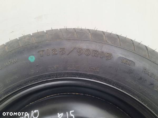 Volvo S40 V40 KOŁO DOJAZDOWE DOJAZDÓWKA 125/90 R15 4x114.3 30620658 - 5