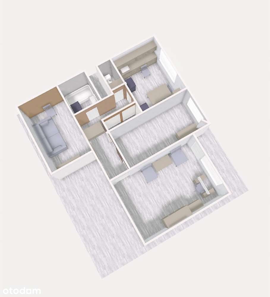 3-pokojowe mieszkanie z balkonem os. Zachód Chełm-5