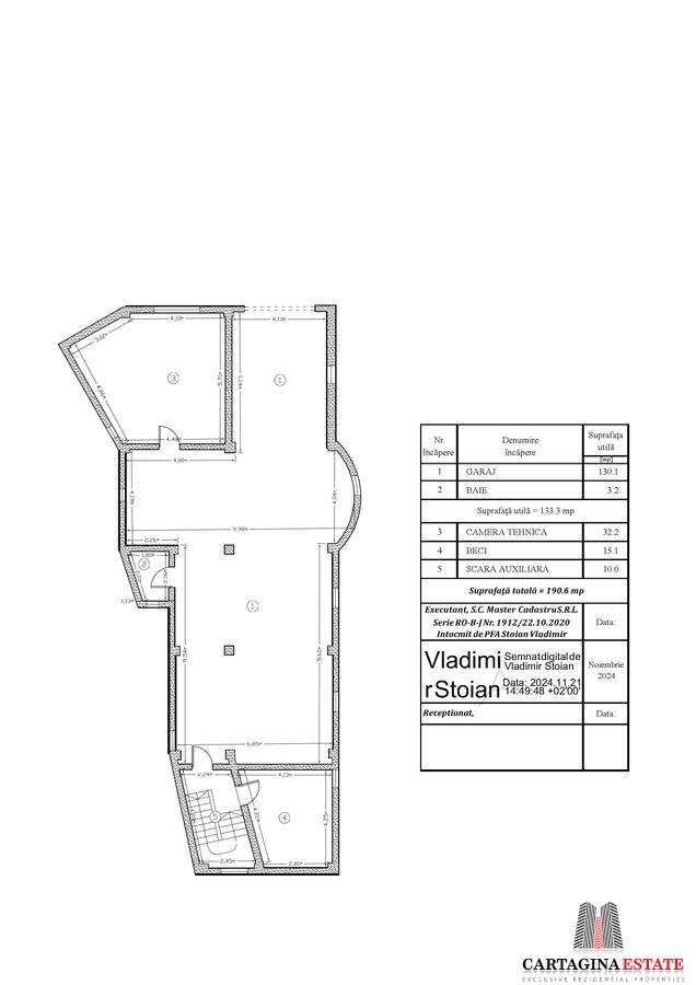 Vila S+P+1+M  Pipera Central  Drumul Potcoavei  comision 0-10