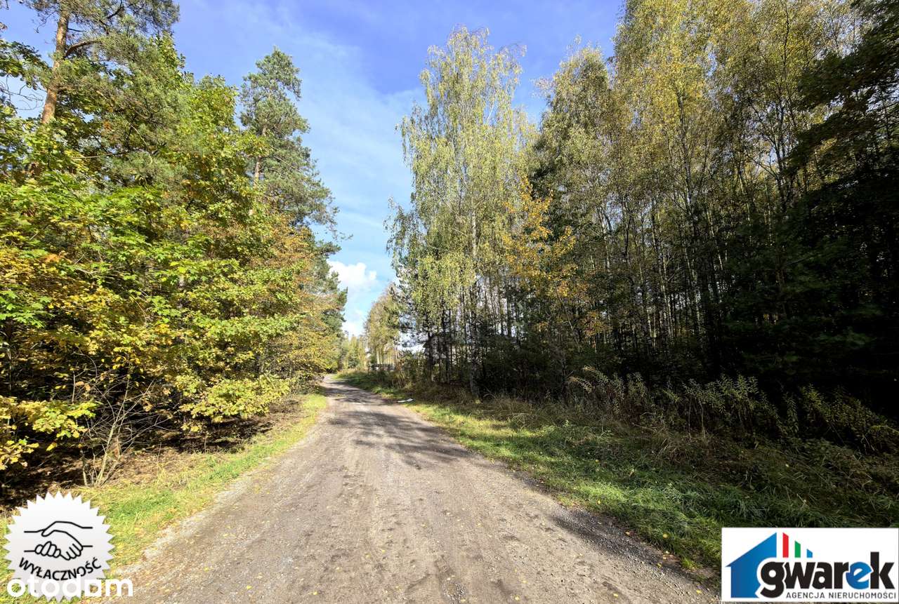 Działki, Działka budowlana pod lasem w dzielnicy Zawiercia, Kromołów.-5