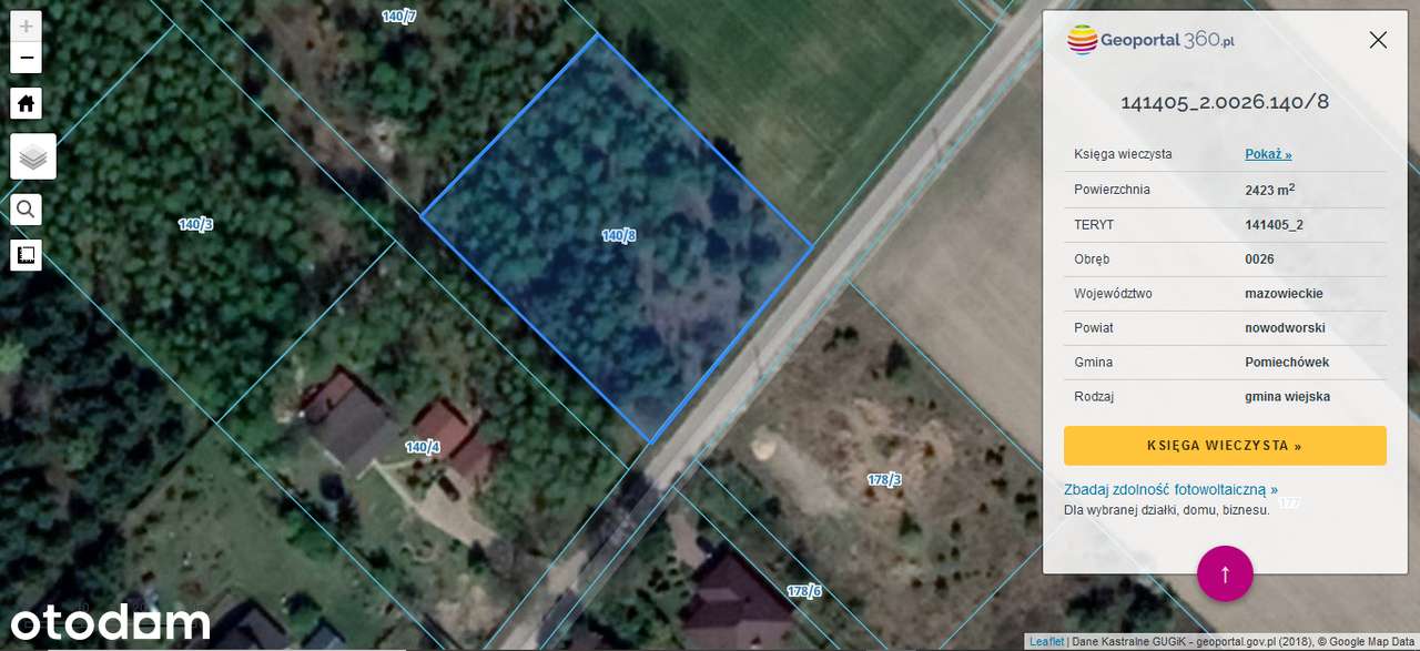 Wymysły- 7 działek budowlanych OFERTA DLA DEWELOPERA pod osiedle domów-13