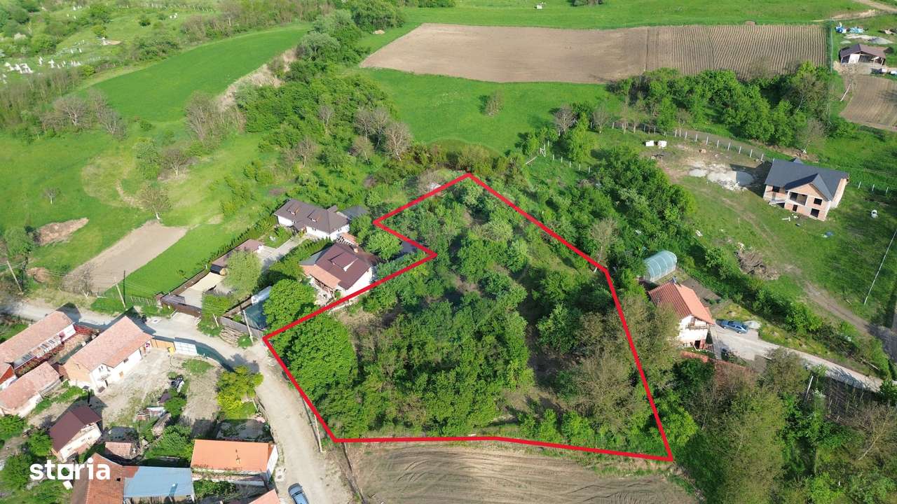 Teren intravilan 3.269 mp în Slimnic–panorama superbă, 15 km de Sibiu - Imagine principală: 4/16