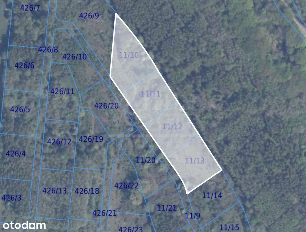 Pręgowo Górne, działki budowlane z MPZP-4