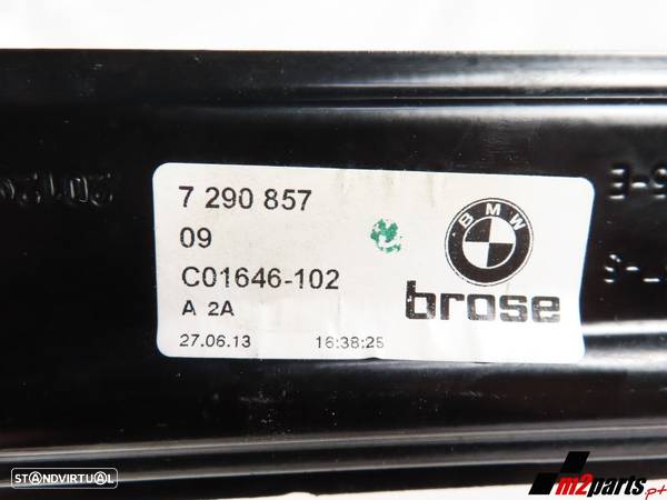 Elevador da Porta Sem Motor Esquerdo/Frente Seminovo/ Original BMW i3 (I01) 5133... - 3