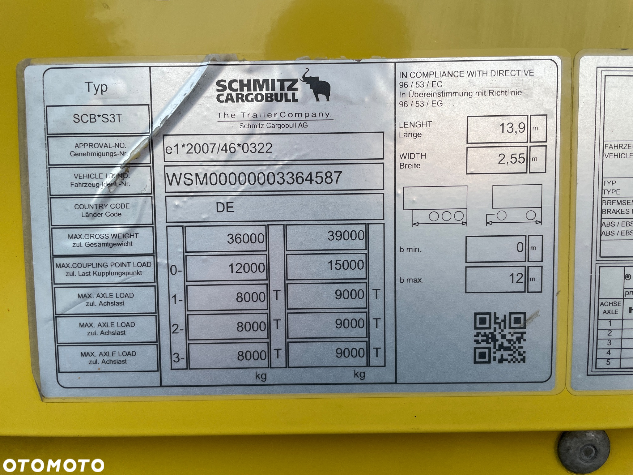 Schmitz Cargobull Standart / Sprowadzona z Niemiec / rok 2021 - 14