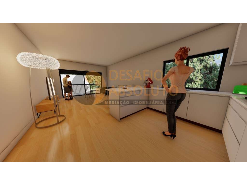 Apartamento Novo - T2 R/c, c/ Parqueamento e Logradouro, Brejos De ...-12