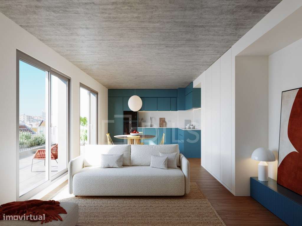 Apartamento T1 com varanda e estacionamento situado em Arroios, Lisboa - Grande imagem: 2/43