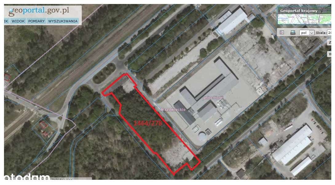 Pionki - na sprzedaż działka 91a-2