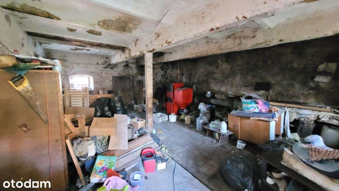 Pół domu + działka + kamienna stodoła + 2garaże w Dziwiszowie-16