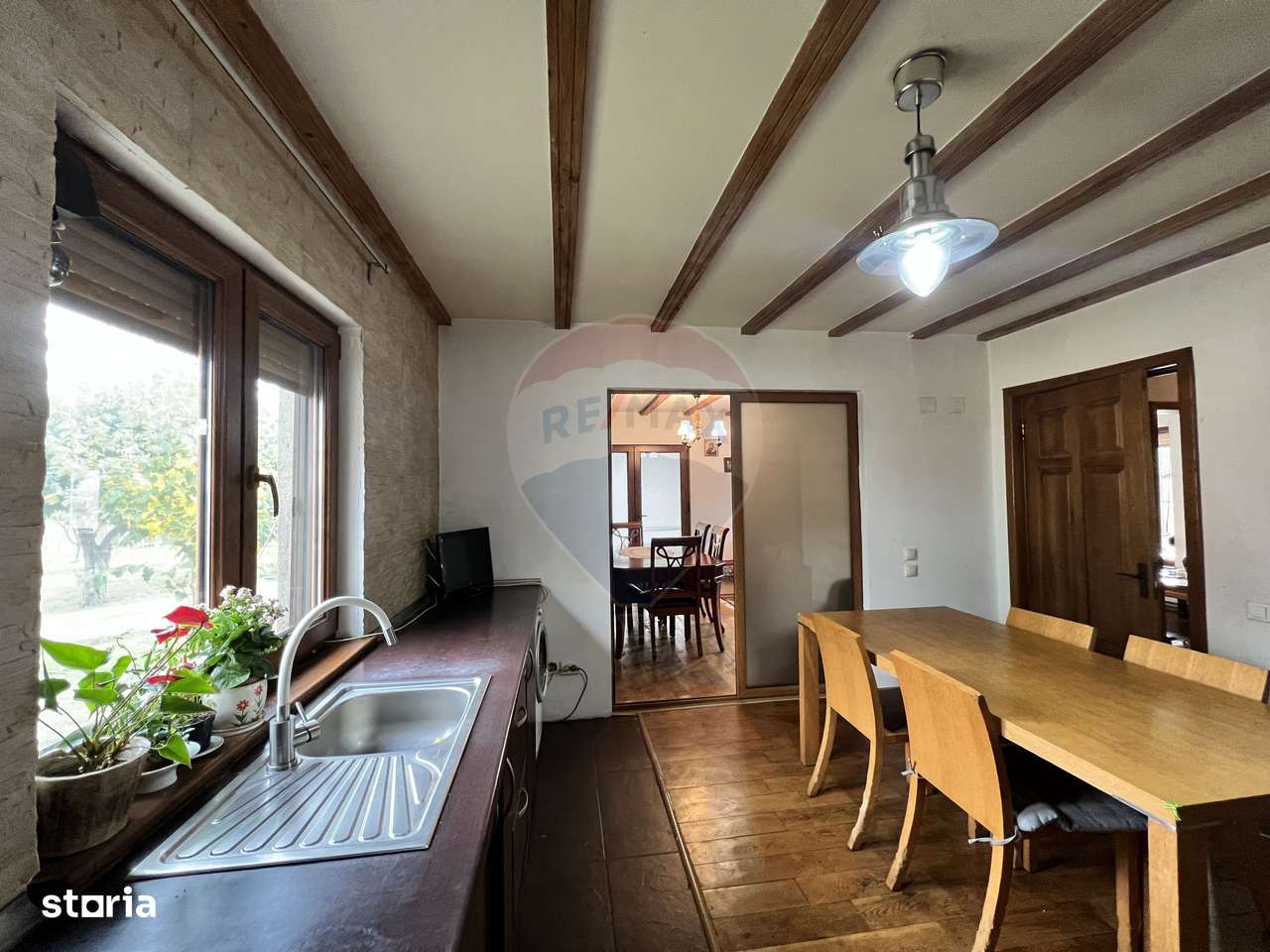 Casă de lemn cu teren generos de 1312 mp de vânzare în Fundulea-7