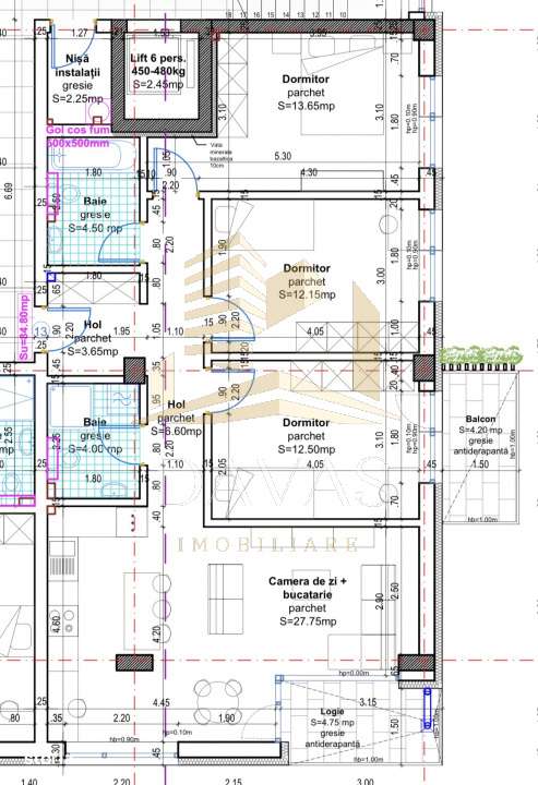 Apartament in bloc Nou de 4 camere - Parcare | Baciu-2