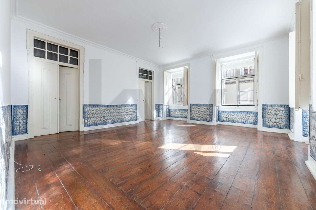 T1+2 no coração do Chiado, em edifício pombalino - Grande imagem: 4/15