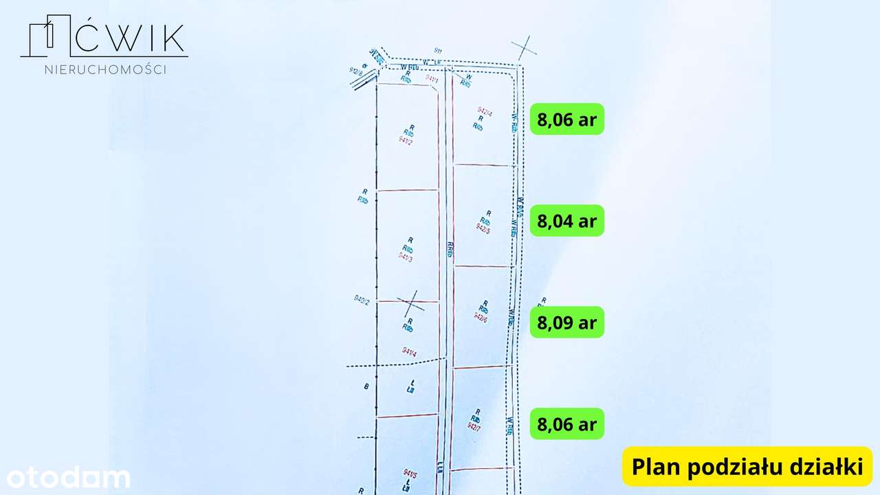 Ustawne działki w Krzeczowie - 2,5 km od Bochni-8