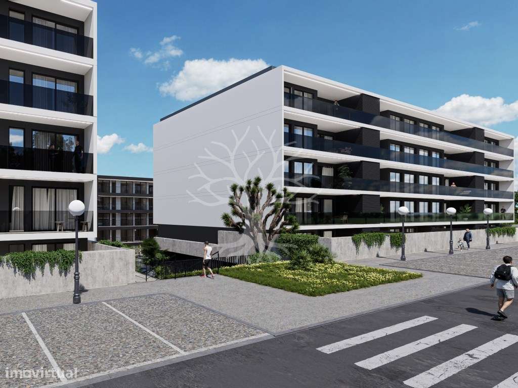 Apartamento T3 em Construção com Varanda e Lugar de Garagem em Fânz...-2