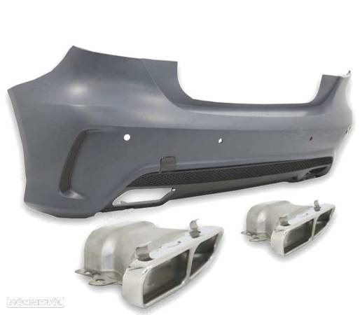 PARA-CHOQUES TRASEIRO PARA MERCEDES W176 LOOK AMG A45 12-15 - 4