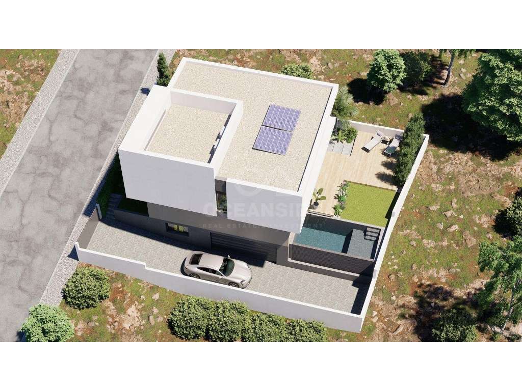 Moradia Moderna T4+1 com Piscina Arquitetura Contemporânea, 3 Pisos...-7