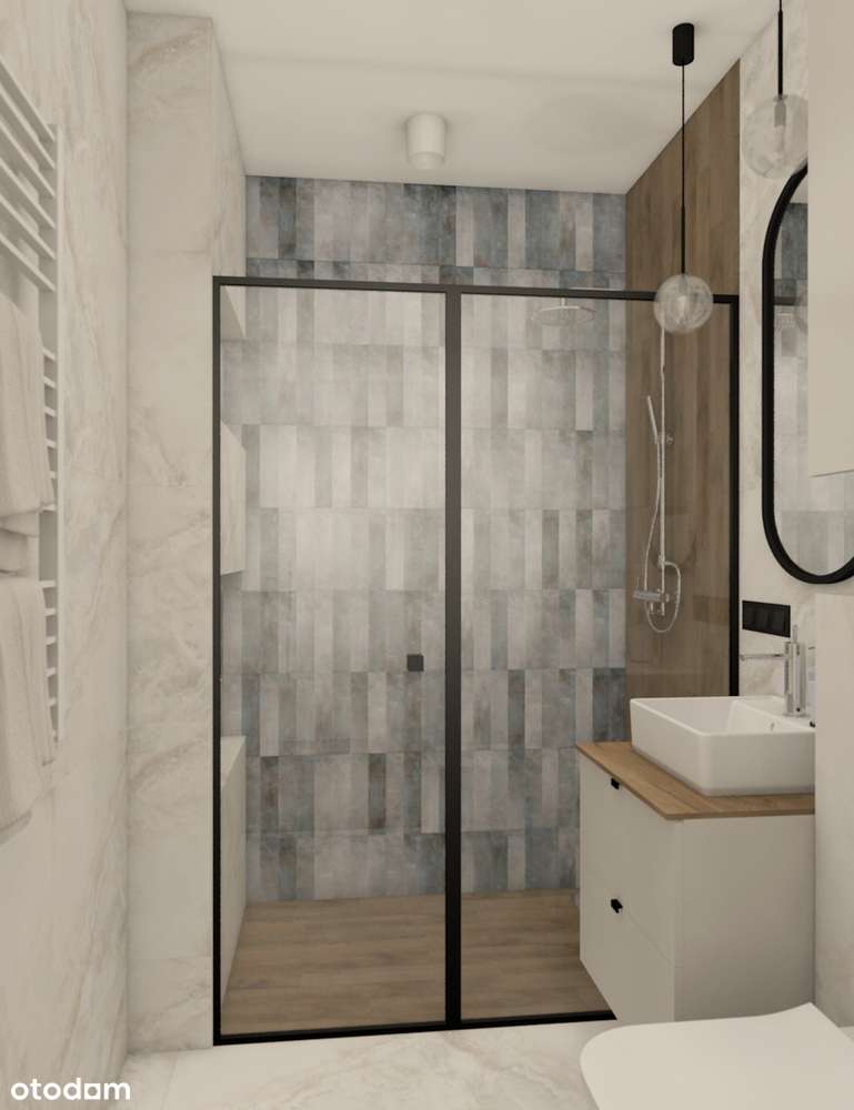 Mieszkanie z ogródkiem wykończone "POD KLUCZ" 51,95 m2-13