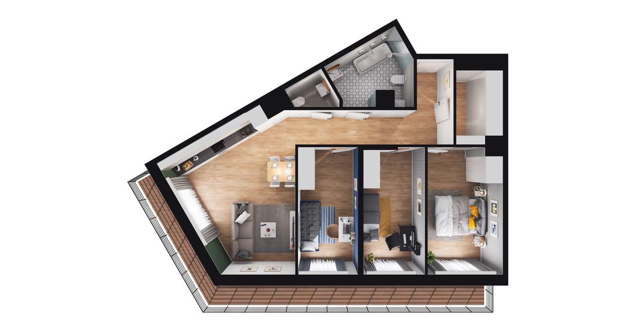 Ultradom | mieszkanie 4-pok. | M174 - Pełny obrazek: 4/10