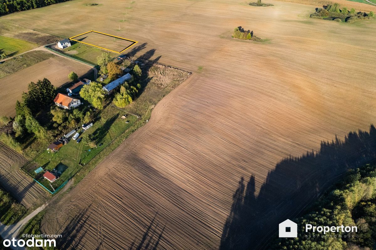 Działka z warunkami zabudowy! 15 km od Olsztyna