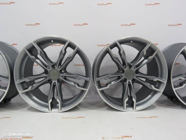 Jantes Look Bmw Style668M 20 x 8.5 et 27 + 9.5 et 40 5x112 Antracite + polidas - 2