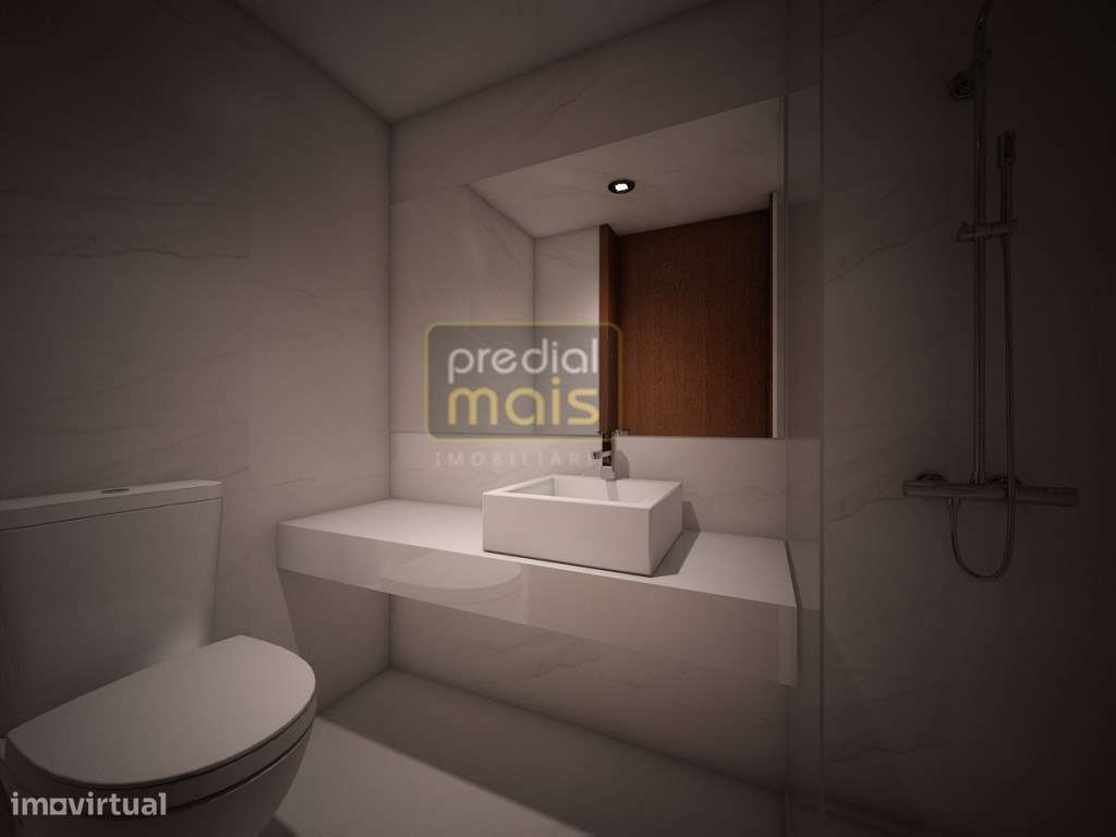 APARTAMENTO T1 NOVO C/ TERRAÇO - JUNTO AO CENTRO - Grande imagem: 4/4