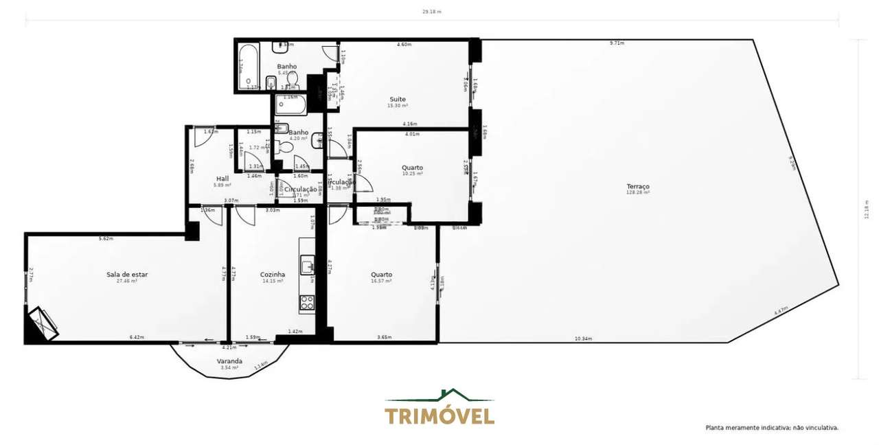 Apartamento T3 com Terraço, São João da Madeira-31