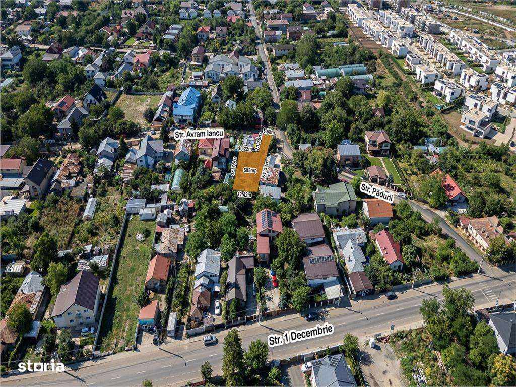 TUNARI-PADURII,TEREN INTRAVILAN 595 MP,ASFALT,GAZ,CURENT,CANALIZARE - Imagine principală: 5/5
