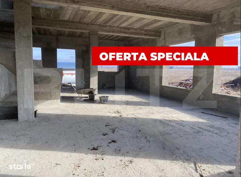 Casa cu 3 dormitoare, semifinisata,2 bai, teren 400 mp, cartier Izvor, - Imagine principală: 1/3