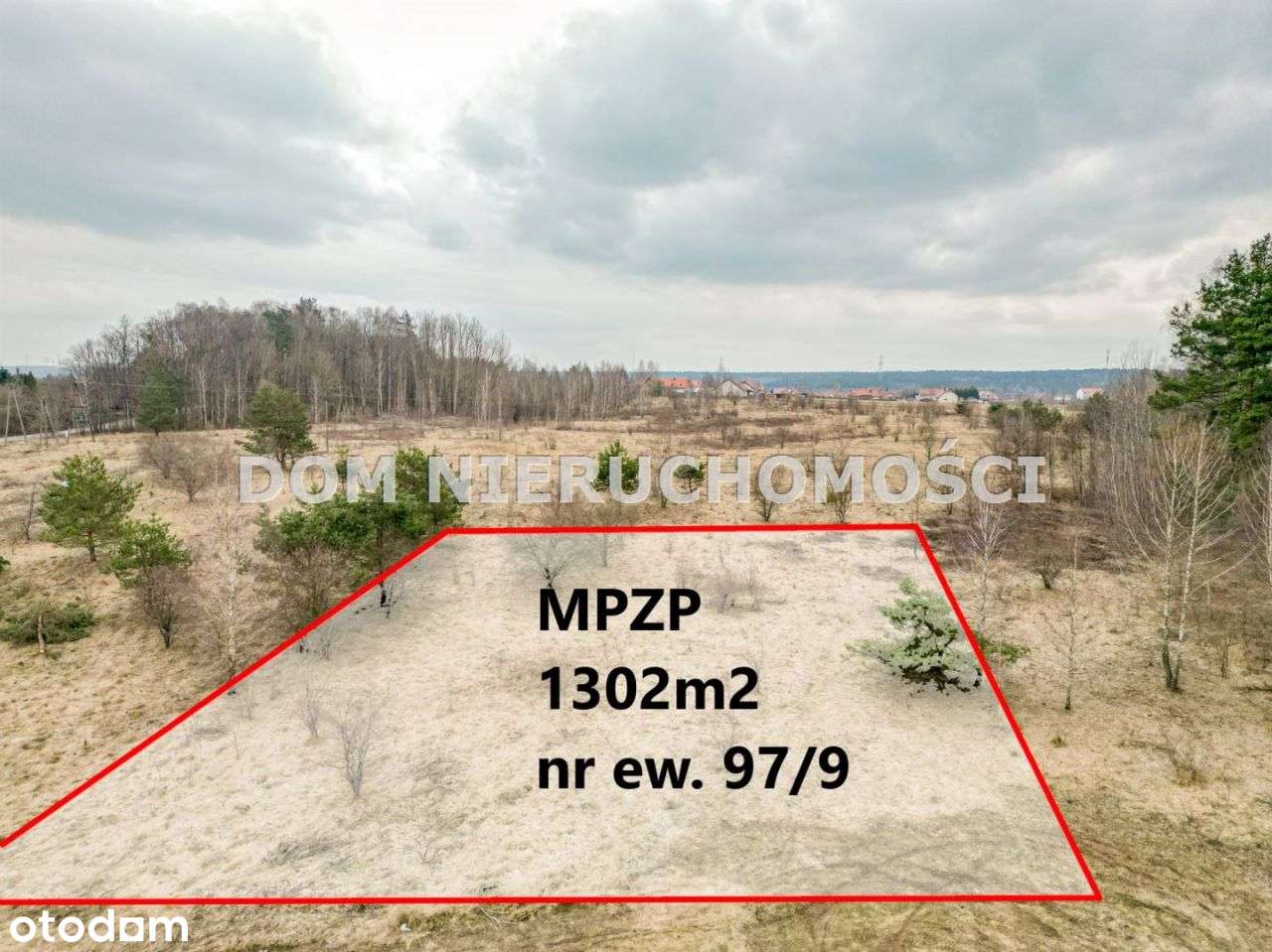 Działka w Mykach - 1302 m2 - świetna lokalizacja-0