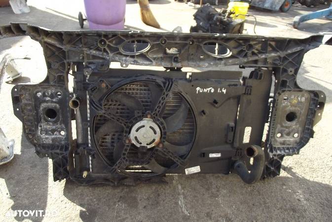 Radiator Fiat Grande Punto 2005-2012 1.4 benzina ventilator racire - 1