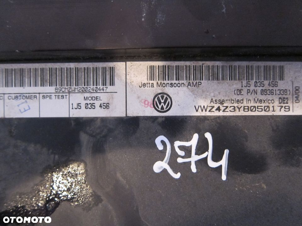 WZMACNIACZ 1J5035456 VW JETTA IV GOLF - 2