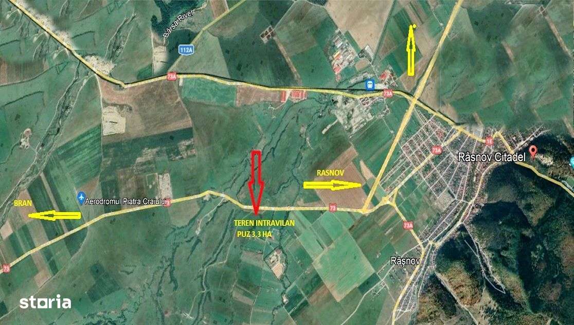 Teren superb cu PUZ in zona Panicel Rasnov spre Bran - Imagine principală: 3/3