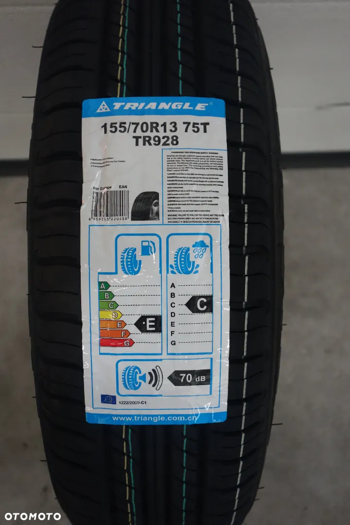 Koło 155/70 R13 Triangle TR928 4JX13 4X98 felga opona przyczepa!! - 3