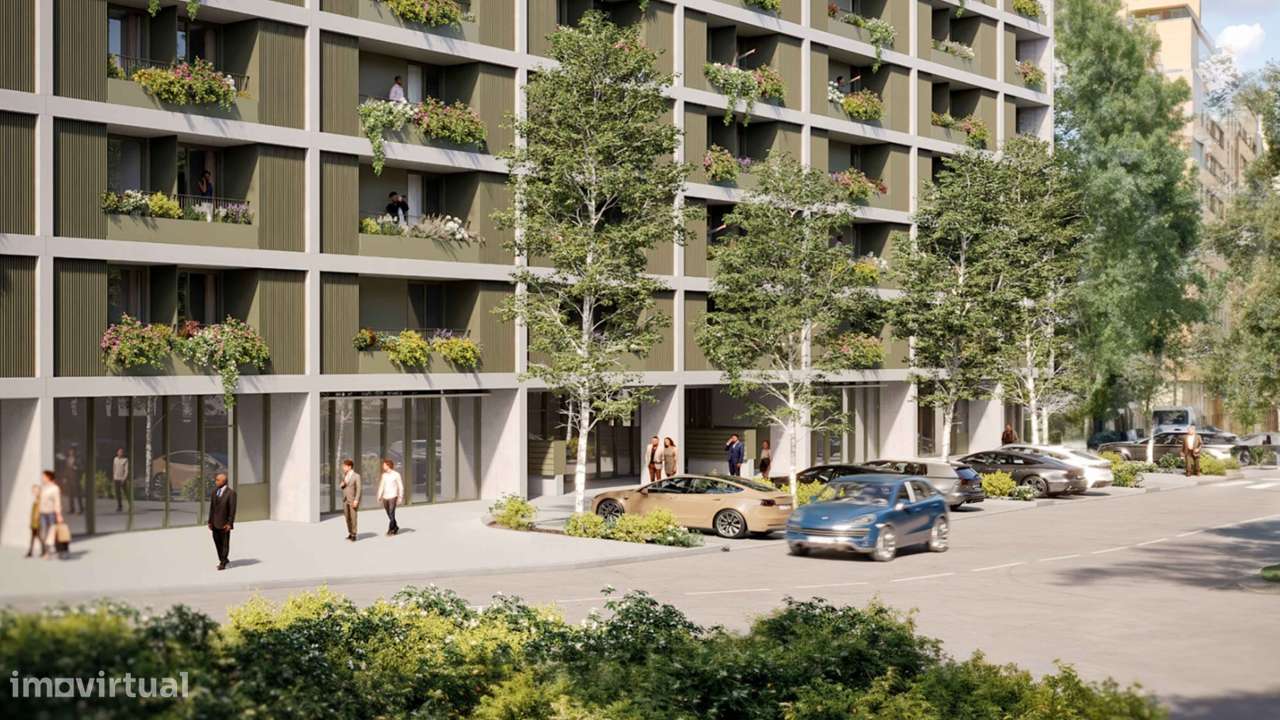 Apartamento T0 The Yard Urban Gaia ao lado do Arrábida Shop Linha Rubi - Grande imagem: 4/10