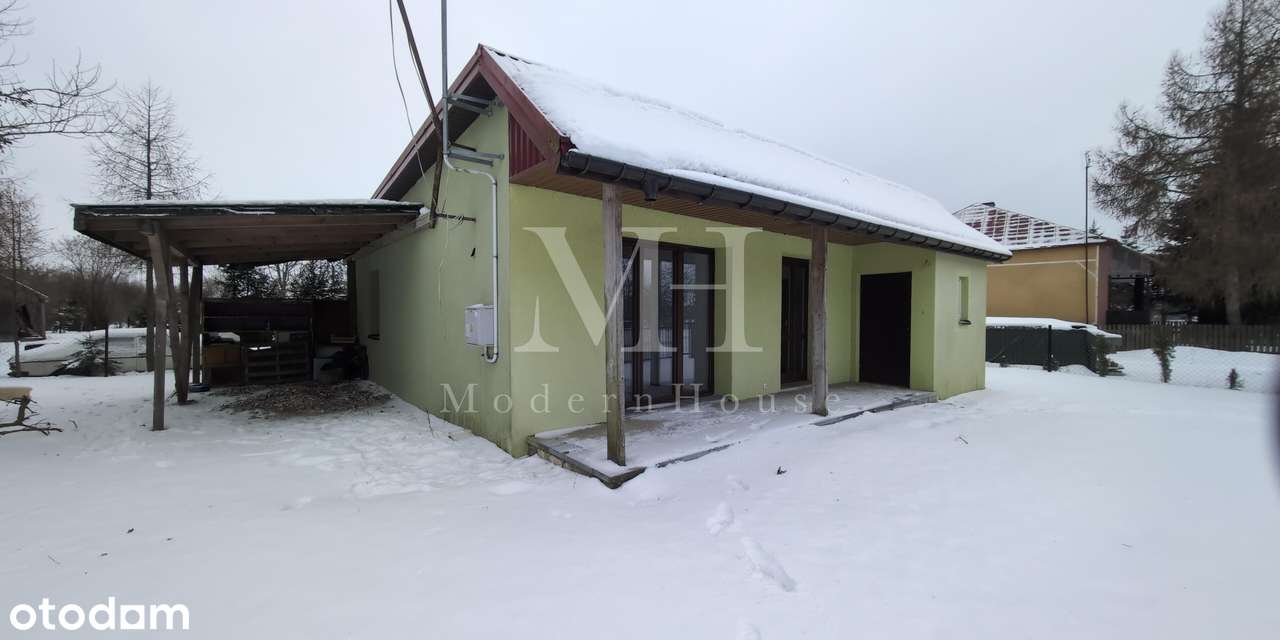 Parterowy domek 84m2 z kominkiem, tarasem, 400m2 działki-3