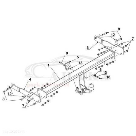 Hak Holowniczy Automat Do Seat Alhambra 2012-2020 - 3