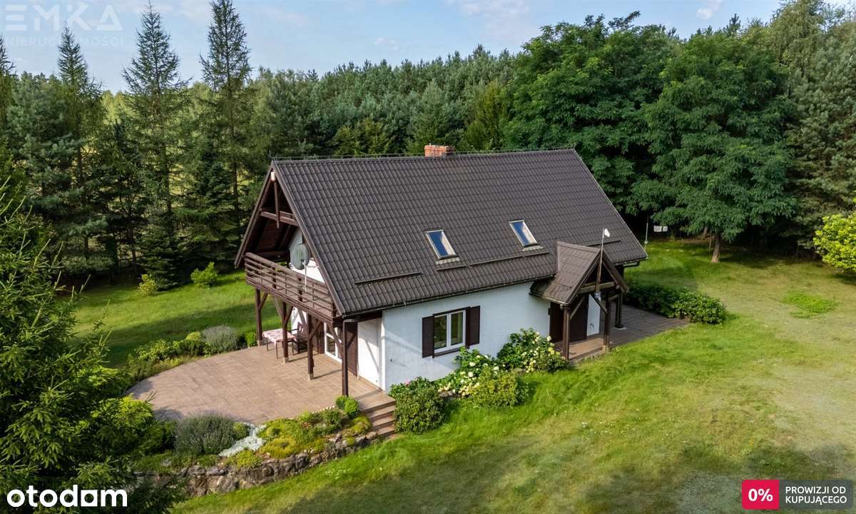 Wyjątkowy dom w środku lasu Bory Tucholskie 2,5Ha-5